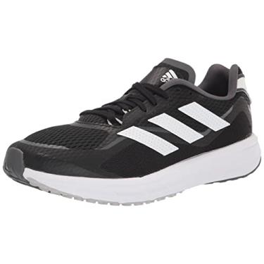 Imagem de adidas Tênis de corrida masculino Sl20.3, Core Black/White/Grey Two, 45