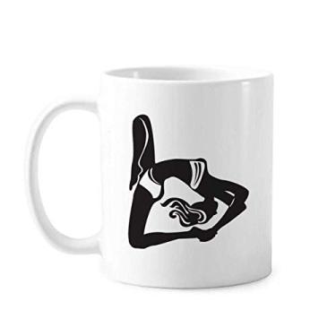 Imagem de Caneca Yoga Girl Stretch Keep Healthy Sports cerâmica cerâmica xícara de café porcelana louça