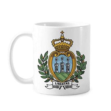 Imagem de Caneca San Marino Europe National Emblem Cerâmica Café Porcelana Utensílios de Mesa