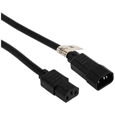 Imagem de TRIPP LITE P005-003 Cabo de extensão de energia resistente 15A 14AWG C14 para C13, 1,2 m, preto