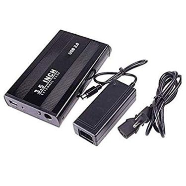 Imagem de Case HD Gaveta Externa Computador 3.5 Aluminio Sata 2.0 Xbox Ps4 Com Fonte