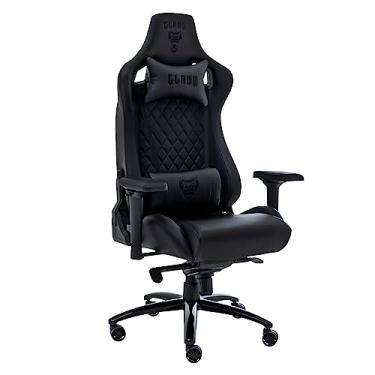 Imagem de CADEIRA GAMER PRETA HEAVY DUTY CLANM - SUPORTA 180KG