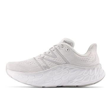 Imagem de New Balance Tênis de corrida feminino Fresh Foam X More V4, Neblina de verão/nuvem de chuva, 13 Wide