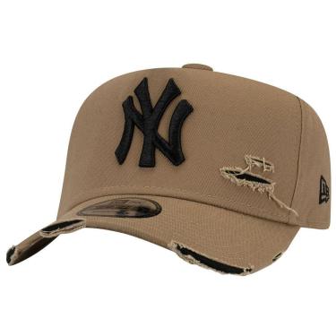 Imagem de Boné New York Yankees Aba Curva New Era 940 Snapback St Destroyed - Adulto