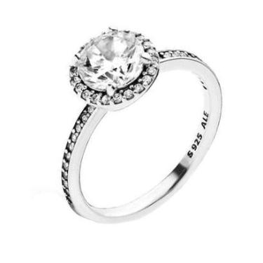 Imagem de Anel de Prata Nobre Beleza Clássica-Unissex