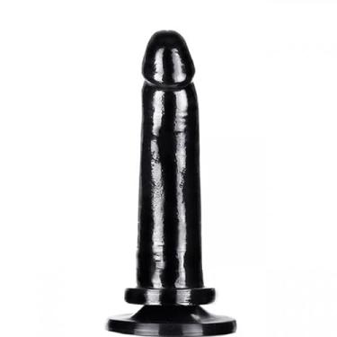 Imagem de PÊNIS COM VENTOSA 15X3,3CM COR BEGE (PRETO)