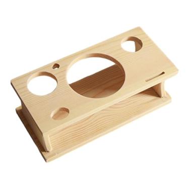 Imagem de Generic shaker rack de madeira expositor profissional multiuso accs drinkware bartender ferramenta titular barra ferramenta para casa