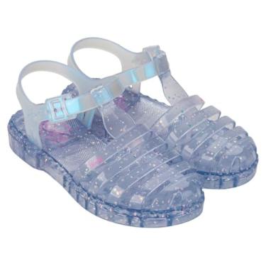 Imagem de Sandália Infantil Menina Barbie Duo Aranha Azul Perolado Glitter Grendene Kids (Azul Perolado, BR, Criança de 4 a 8 anos, Numérico, 30)