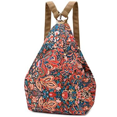 Imagem de Mochila feminina premium Black Butterfly, estilo boêmio, casual, moderna, leve e pequena, 1 vermelho, Small