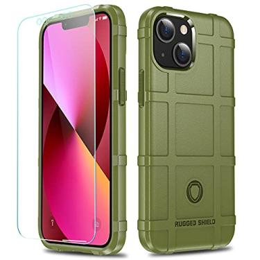 Imagem de LABILUS Capa para iPhone 13 Mini, capa protetora tática de TPU resistente à prova de quedas de 2,4 m compatível com 13 Mini (5,4 polegadas) - Verde exército
