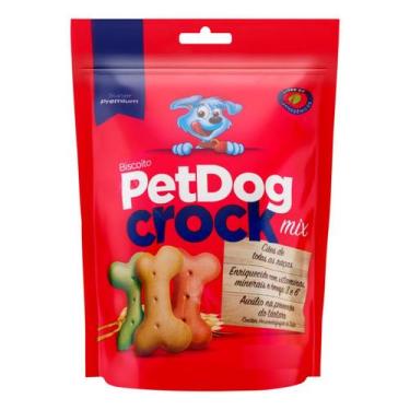 Imagem de Biscoito Pet Dog Crock Mix para Cães 500g - PETDOG