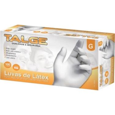 Imagem de Luva latex talge g c/ po c/100 (10x100) ca28324 (b)