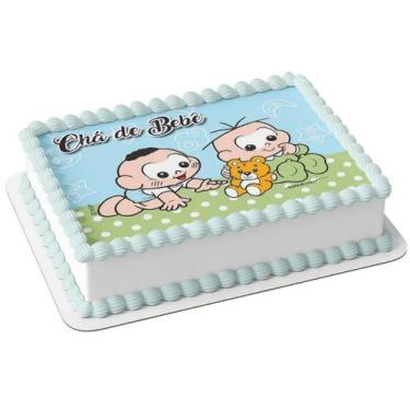 Imagem de Papel arroz comestível para bolo aniversário festa comemoração chá de 