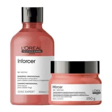 Imagem de Loreal Kit Inforcer Shampoo 300ml+ Mascara 250g - L'oreal Professionne