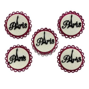 Imagem de APLIQUE EVA PARIS 6,5X6,5cm C/6 UN - PONTO DAS FESTAS