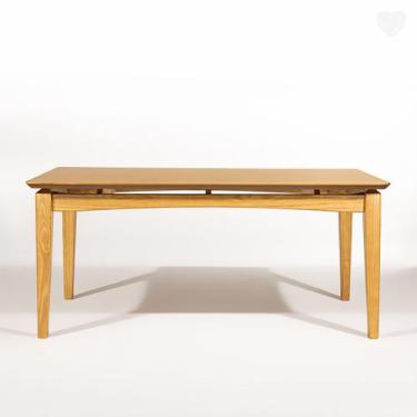 Imagem de Mesa de Jantar Retangular 180x100 Cm Madeira Maciça Tampo Laminado Mel