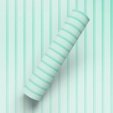 Imagem de Papel De Parede Adesivo Autocolante Tema Ripas Charmoso Verde Água Sal