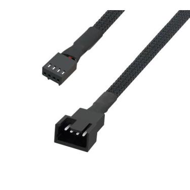 Imagem de Cabo Extensor Pwm 4 e 3 Pinos 25cm Para Cooler Fan - Alloyseed