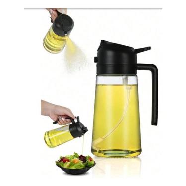 Imagem de Porta Azeite Vinagre Óleos Spray2x1 Borrifador Cozinha 400ml CORES - J