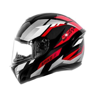 Imagem de Capacete Peels Spike II Bsn Preto / Vermelho (56)