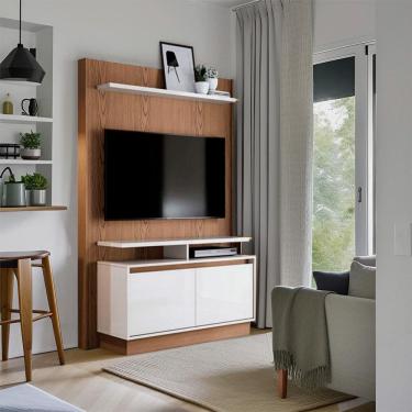 Imagem de Painel para TV 40 Polegadas Weels Freijó com Off White 122 cm