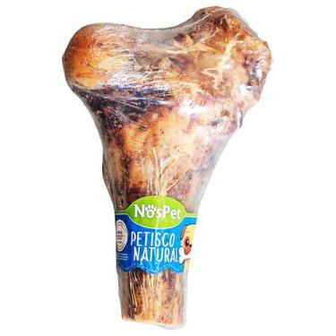 Imagem de Petisco Desidratado Natural P/ Cães Nospet Meio Femur Bovino