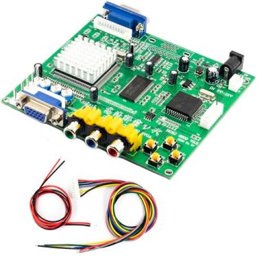 Imagem de yddmyo Para GBS8200 Arcade Game Video Converter Board CGA/EGA/YUV/RGB para VGA Módulo de Saída 1 Canal GBS-8200 Monitor LCD HD CRT Versão mais recente
