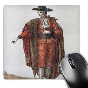 Imagem de 3dRose Mouse pad 20,3 x 20,3 x 0,63 cm, gravação de terno Charro, Prisma Espanha Salamanca (mp_83184_1)