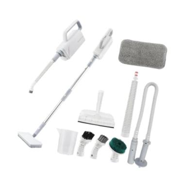 Imagem de IEUDNS Mop a vapor Mop de mão Vaporizador de piso leve Limpador a vapor portátil Aspirador de pó vertical para limpeza diária de janelas de carro, Plugue Do Reino Unido