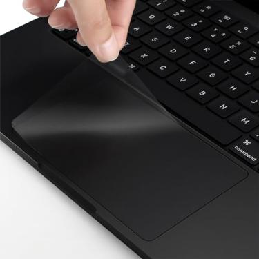 Imagem de Pacote com 2 capas para trackpad para MacBook Pro 2024 de 14 polegadas M4 Chip A3112 A3185 A3401 fosco fosco antiarranhões e poeira teclado protetor de película