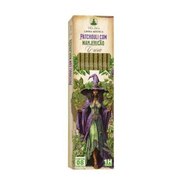 Imagem de Incenso Linha Mistica 0% Patchouli Manjericão C/8 Varetas - Lua Místic