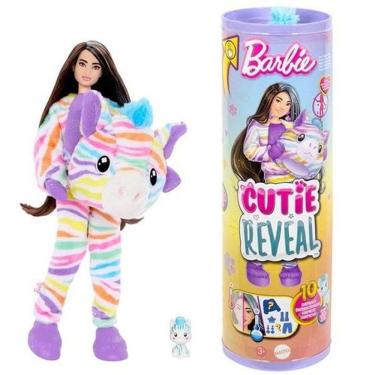 Imagem de Boneca Barbie - Disfarce de Animal - Cutie Reveal - Zebra MATTEL