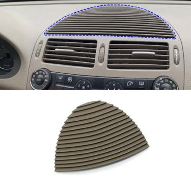 Imagem de Goodithy Compatível com Mercedes Benz E-Class W211, capa de saída de saída de ar central frontal, grade de ar condicionado painel de ventilação CA substituição do acabamento do alto-falante 2118300054
