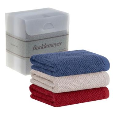 Imagem de Kit 3pçs Pano De Copa Gourmet Tolhas Buddemeyer  100% Algodão Cozinha