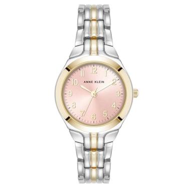 Imagem de Anne Klein Relógio feminino fácil de ler, Dourado