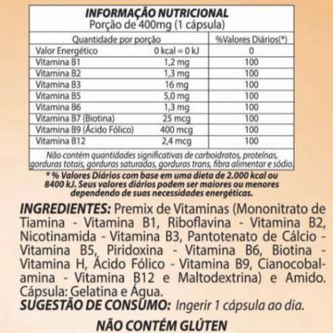 Imagem de Complexo B 8 Vitaminas Duom - 60 Cápsulas