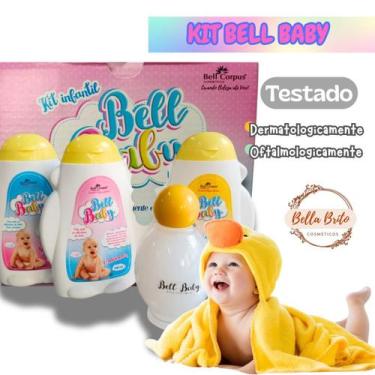 Imagem de Kit Infantil Bell Baby da Bell Corpus 4 Itens Shampoo Condicionador Hi