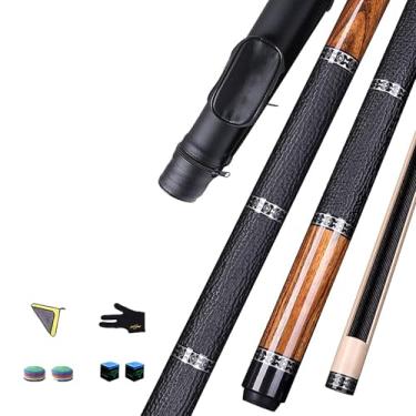 Imagem de Taco de Sinuca Profissional CQBXRD 1/2 Estrutura Madeira Bordo Canadense 147cm 58in Cabeça 12,5mm