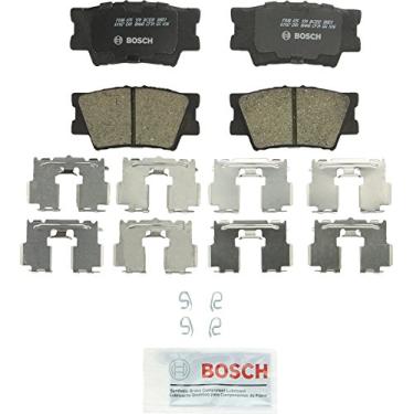 Imagem de BOSCH BC1212 QuietCast Conjunto de pastilhas de freio a disco de cerâmica premium - Compatível com Lexus ES300h, ES350, HS250h; Pontiac Vibe; Toyota Avalon, Camry, Matrix, RAV4; TRASEIRA