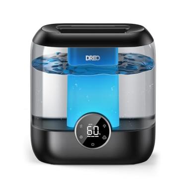 Imagem de Dreo - Humidificadores para câmara, enchimento superior de 6 litros, silencioso, humidificador de névoa fria de grande tamanho, para sala grande, 60 horas, humidificadores ultrassônicos para o