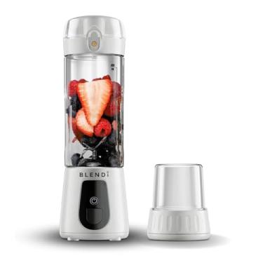 Imagem de Blendi Liquidificador portátil recarregável PRO – perfeito para frutas, proteína em pó, margaritas, gelo etc. – 6 lâminas de aço inoxidável, capacidade de 532 ml ou 510 g – Misture com ele em qualquer