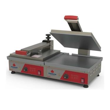 Imagem de Grill Elétrico 2 Prensas Pra-45e Duplo 220v - Progás