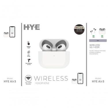 Imagem de Fone De Ouvido Ear Hye Air3 V5.1+edr Wireless Branco