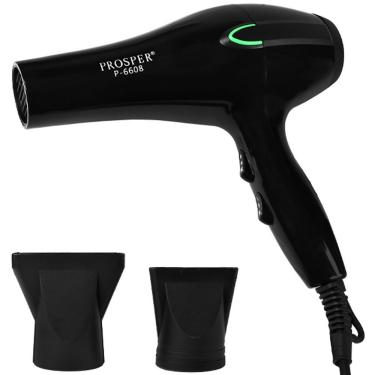 Imagem de Secador De Cabelo Prosper P-6608 De 2.800 Watts 220 - 240 V ~ 50/60 Hz - Preto
