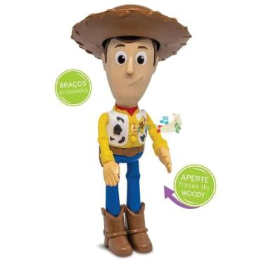 Imagem de Boneco Meu Amigo Woody Toy Story - Fala Frases - Elka