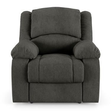 Imagem de Poltrona Do Papai Reclinável Sala De Cinema Barcelona Elétrica Massagem Usb Linho Chumbo