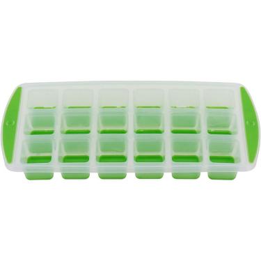 Imagem de Forma De Gelo Plástico 3x13x27cm Verde