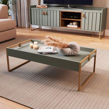 Imagem de Mesa Centro Retangular Columbia 93 Cm Verti