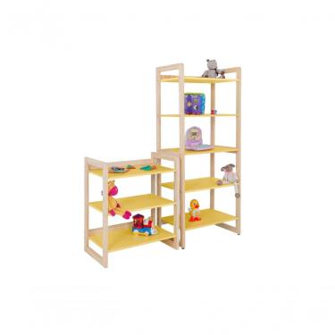 Imagem de Conjunto Estantes Multiuso Colorê Infantil Amarelo