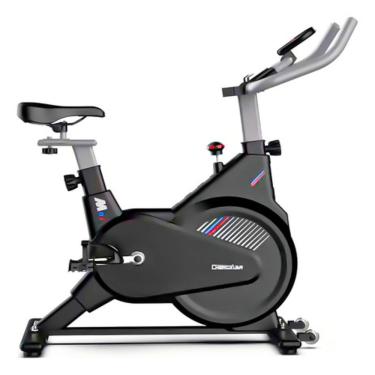 Imagem de Bike Ergométrica Roda De Inércia De 5kg + Monitor Cardiaco Carga Máx 120kg Preto